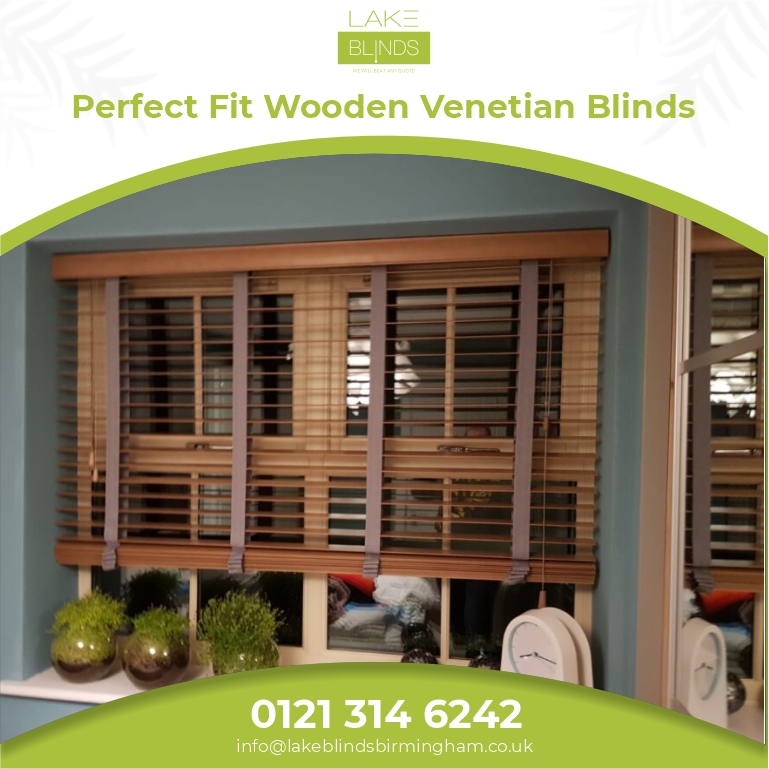perfect fit wooden venetian blinds