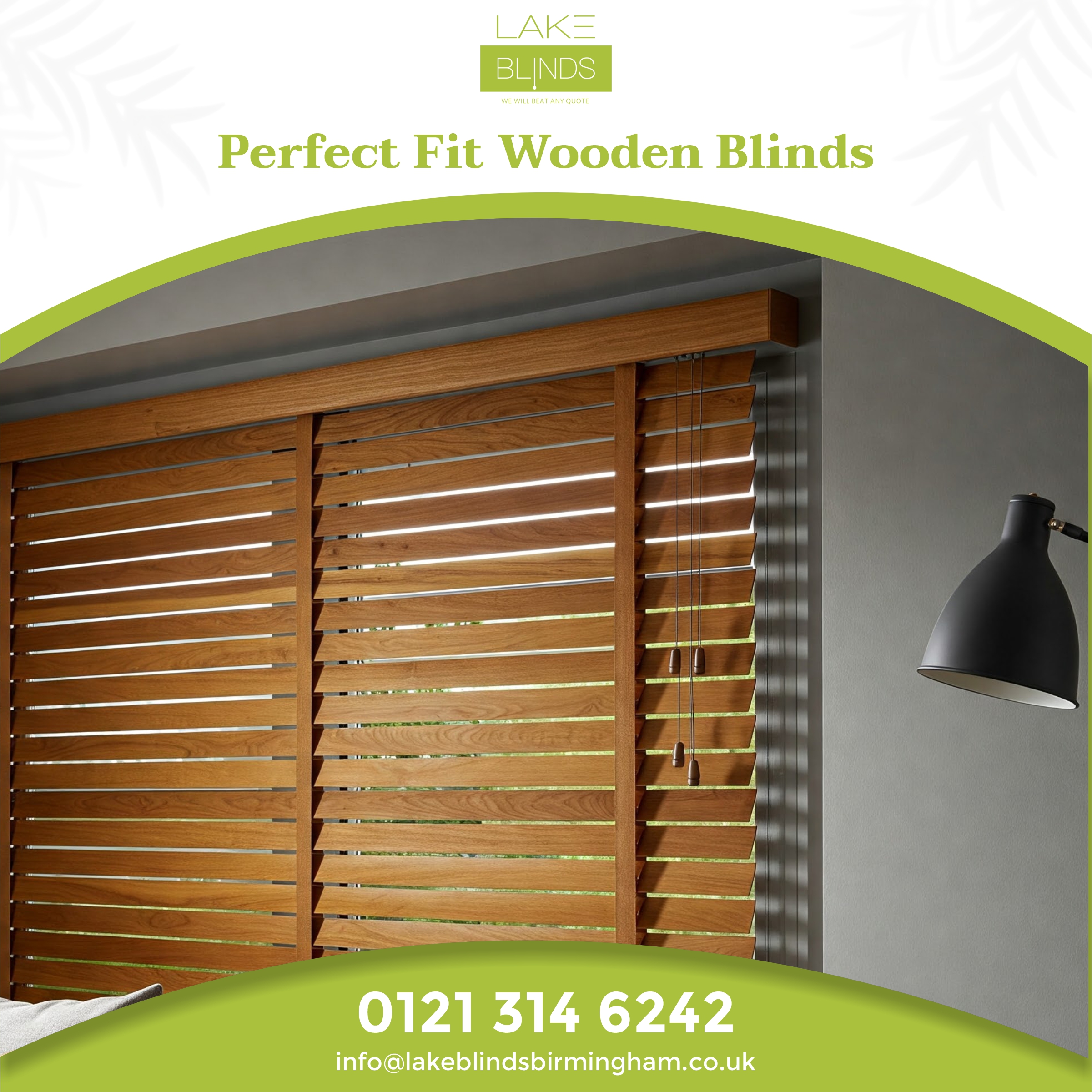 Perfect Fit Wooden Blinds