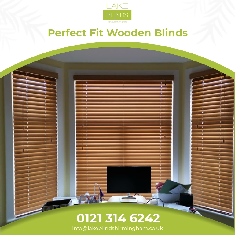 perfect fit wooden blinds