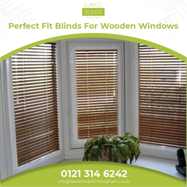perfect fit blinds for wooden windows